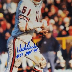3021: Chicago Bears, Dick Butkis Autographed 8x10 Photo