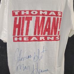 Thomas 'Hitman' Hearns Autographed Boxing T-Shirt