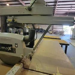 Delta X Table Saw W/ 12ft Wooden Table Model CPM 56B 34O9F P