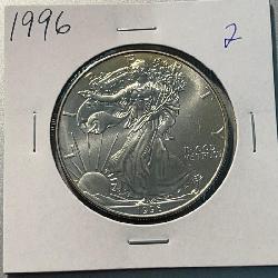 1996 UNC Silver Eagle 