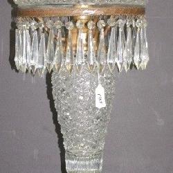 Tall Cut Glass Table Lamp (25