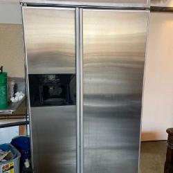 Kitchenaid Double Door, Stainles Refrigerator In Working Condition.