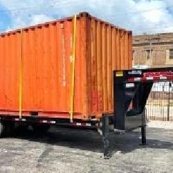 Shipping Container / Gooseneck Trailer