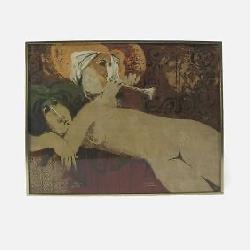 Alvar Sunol Reclining Nude Signed Lithograph Limited Edition 54/260