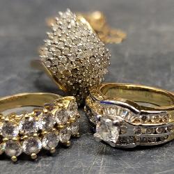 14 Karat and 24 Karat Gold Jewelry Rings