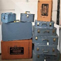 Huge Lot Vintage Lady Baltimore Luggage & Boxes