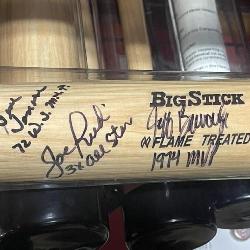 Joe Rudi / Jeff Boroughs Signed Bat