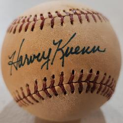 Detroit Tigers, Harvey Kuenn Signed Baseball
