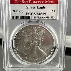 2011 Silver Eagle MS69