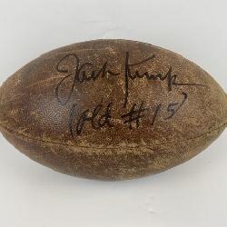 Jack Kemp NFL Autographed Football