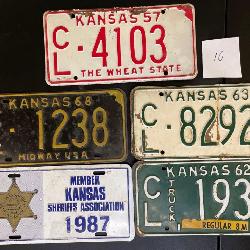 Antique License Plate Collection