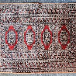 Baluchi Signed Persian Wool Hand Knotted Area Rug