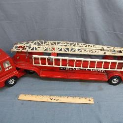 1966 Big Metal Red Fire Truck