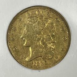 1836 $5 Capped Bust Gold Half Eagle NGC VF35