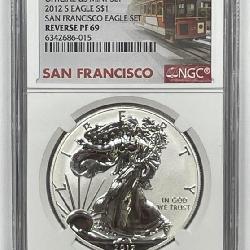 2012-S Silver Eagle Reverse Proof NGC REV PF 69