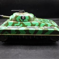 Vintage Marx Tin Litho Wind-Up Army Tank