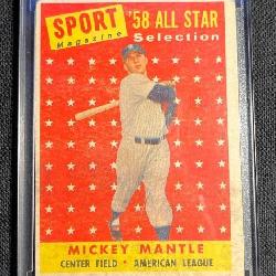 Mickey Mantle - Antique Baseball Cards