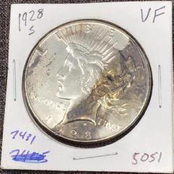 1928-S Peace Silver Dollar