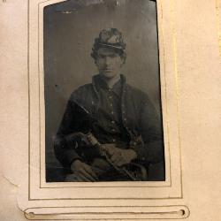 1860s Civil War Soldier TIN TYPE photos