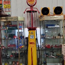 Vintage restored gas pump
