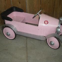 Metal Pedal Car  36 inches long