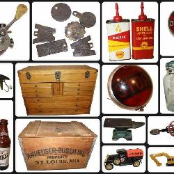 Antiques, Fishing Reels, Rods Tackle, Sporting Goods, Toys, Trap Tags, Machinist Tool Chest
