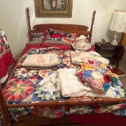 QUILTS, BED, HANDMADE