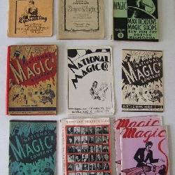 10-C/1930's-1960's vari-Magicians Supply catalogs