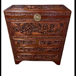  George Zee & Company Hong Kong Carved Chest