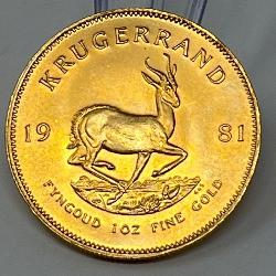 1 oz. Fine Gold Kruggerand