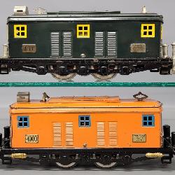 Early American Flyer 4000 electric locomotives