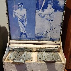 1920's-30's Chicago Baseball Exhibit Card Vending Machine