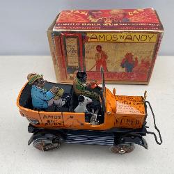19. Amos-n-Andy Marx Taxi Cab Genuine Facsimile Tin Car, in box
