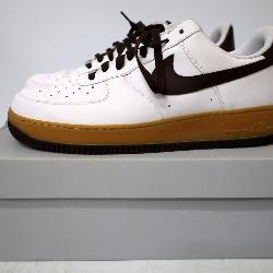 Nike Air Force 1 Low White Boulder Gum '07 Size 13