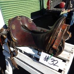 U.S. Calvary saddle w/ wooden stirrups