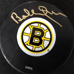 Bobby Orr Autographed Boston Bruins Hockey Puck w/ PSA Authentication