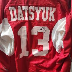 Detroit Red Wings Pavel Datsyuk Signed 2009-2011 Game Worn Training Camp Jersey