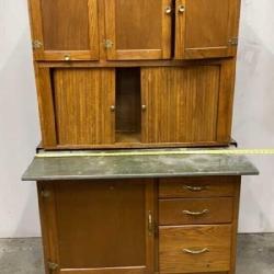 Vintage 2pc Hoosier Cabinet