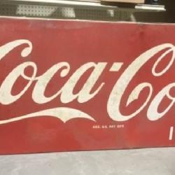 2- Drink Coca Cola In Bottles Signs