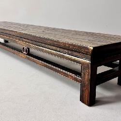 Hand Made Asian Long Low Table Bench