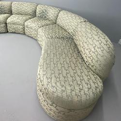 Jay Spectre 7 Piece Post Modern Sectional Sofa
