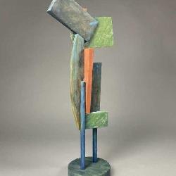 Morris Brose Wooden Constructivist Sculpture