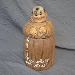 Vintage Twin Winton Monk Friar Tuck Cookie Jar