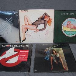 5 Vintage Assorted Vinyl Records