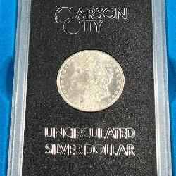 GSA 1882 CC Morgan SIlver Dollar, w/ box, great looking coin