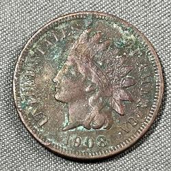 1908-S Indianhead Cent