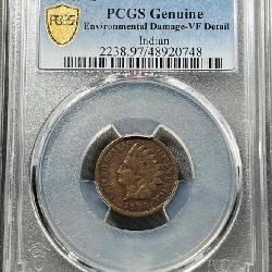 1909-S Indianhead Cent in PCGS holder