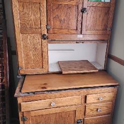 Antique Hoosier Baking Cabinet