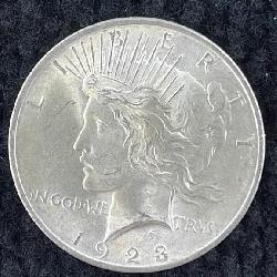 1923 Peace Silver Dollar, Philadelphia Mint