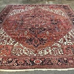 11FT 5IN X 14FT 4IN LARGE HANDMADE RUG